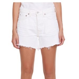 Agolde Parker Long Short - White